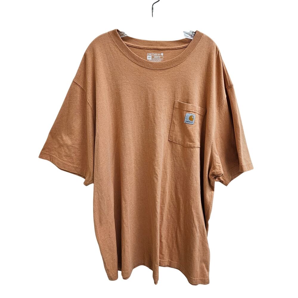 Carhartt Iconic K87 Pocket T-Shirt Loose Fit in Salmon Men's 2XL